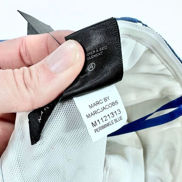 Marc by Marc Jacobs Kline pleased periwinkle blue strapless full skirt dress 10 - Picture 9 of 15